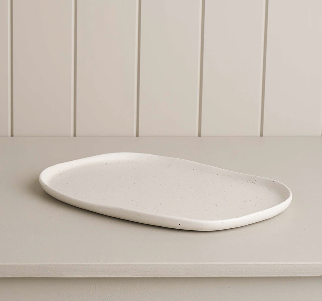 Natural Earth Small Oblong Platter