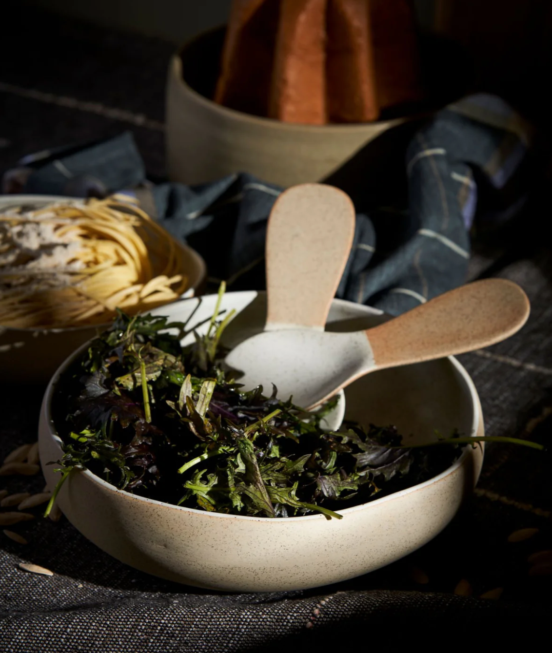 Garden To Table Serving Bowl White