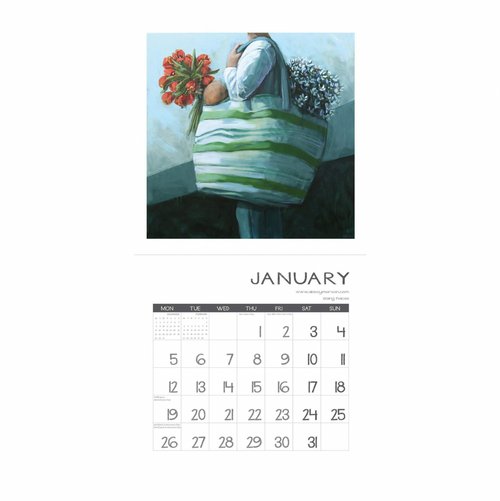 Abbey Merson Wall Calendar 2026