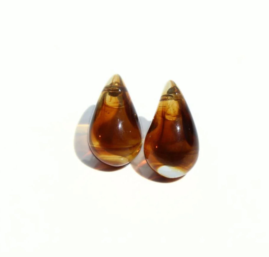 Large Tear Drop Earrings Resin