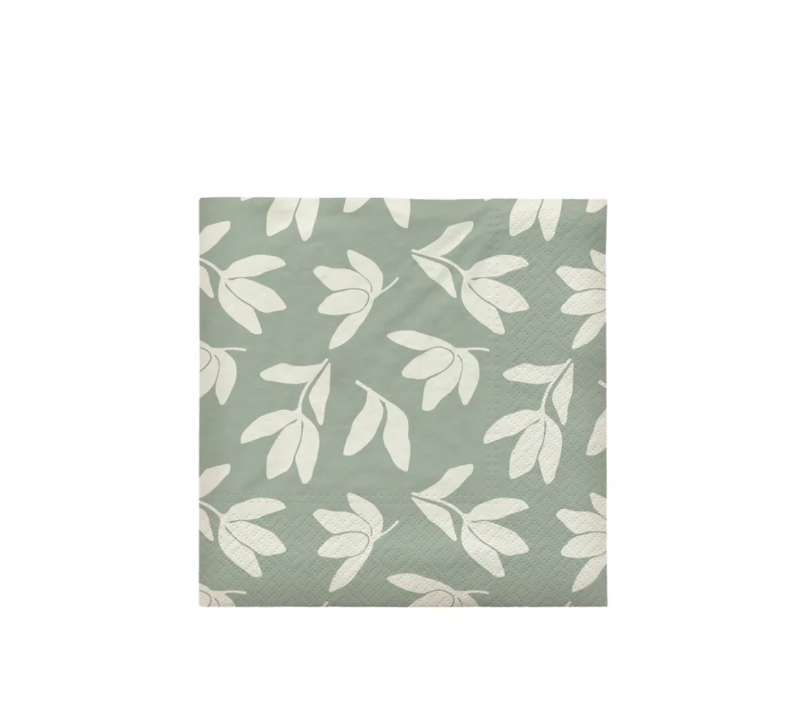 Paper Napkin Herbert Desert Sage Off White