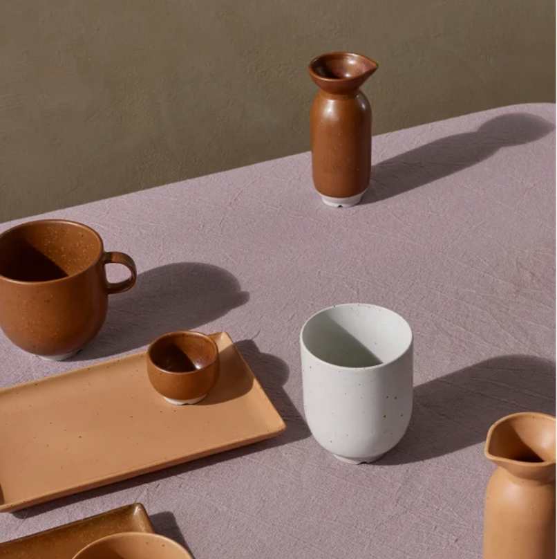 Eli Mug With Handle Caramel Brown