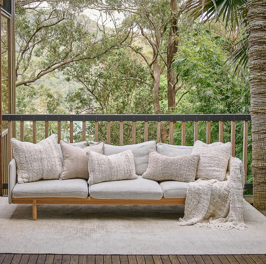 Wabi Cushion Linen Natural