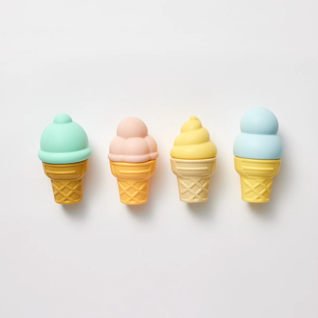 Bath Toy Ice Creams Set Of 4