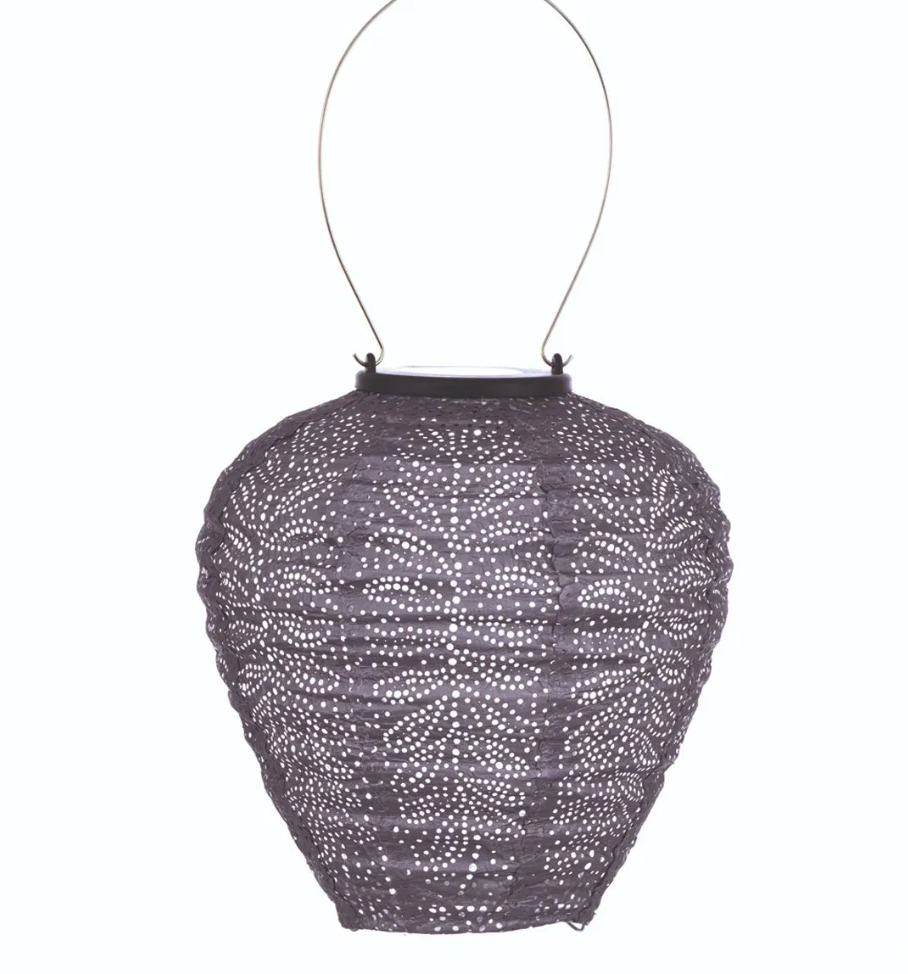 Lantern Balloon 20cm Mauve Purple Folia
