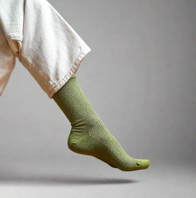 Lurex Glitter Socks