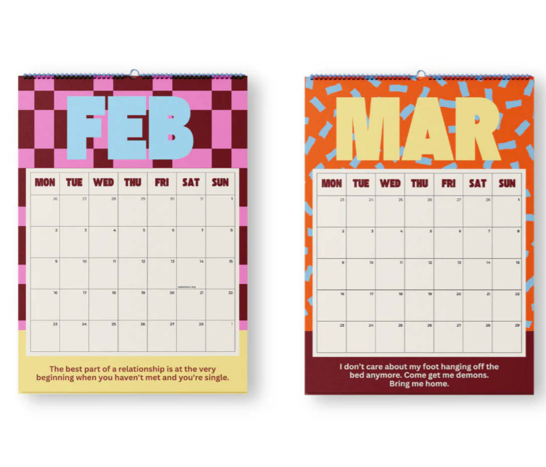 2026 Bad On Paper Calendar