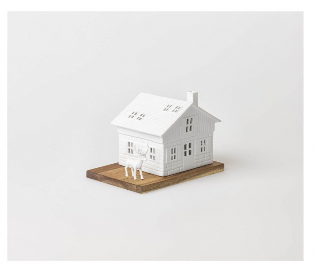 Deer & Ski Hut Tealight House
