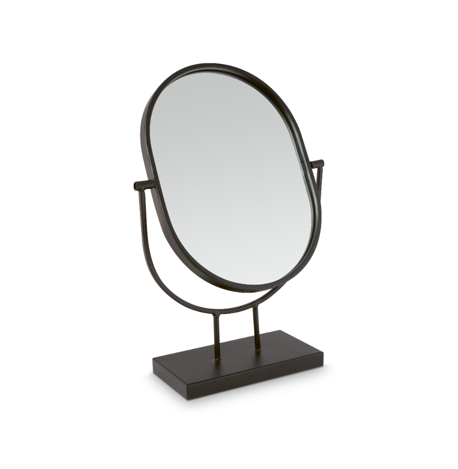 Oval Mirror On Stand