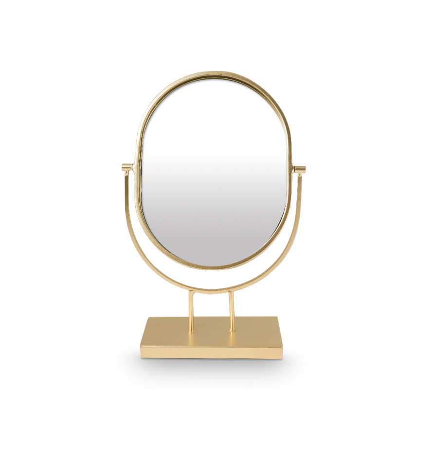 Oval Mirror On Stand