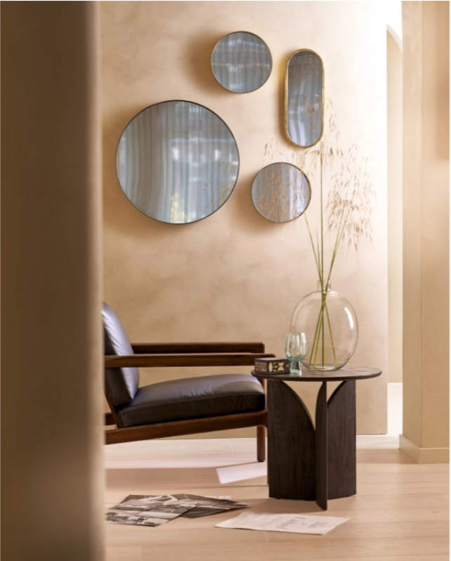 Oval Mirror Gold