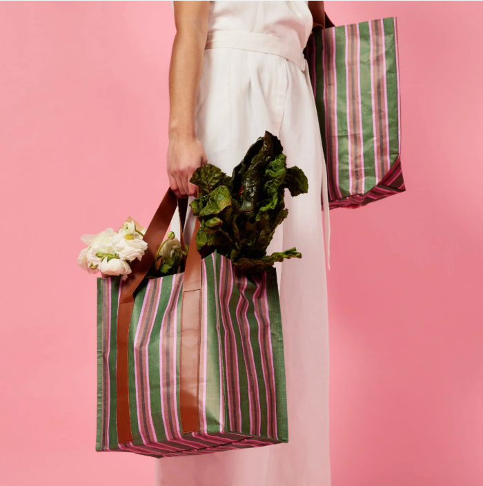 Market Bag Forest Stripe