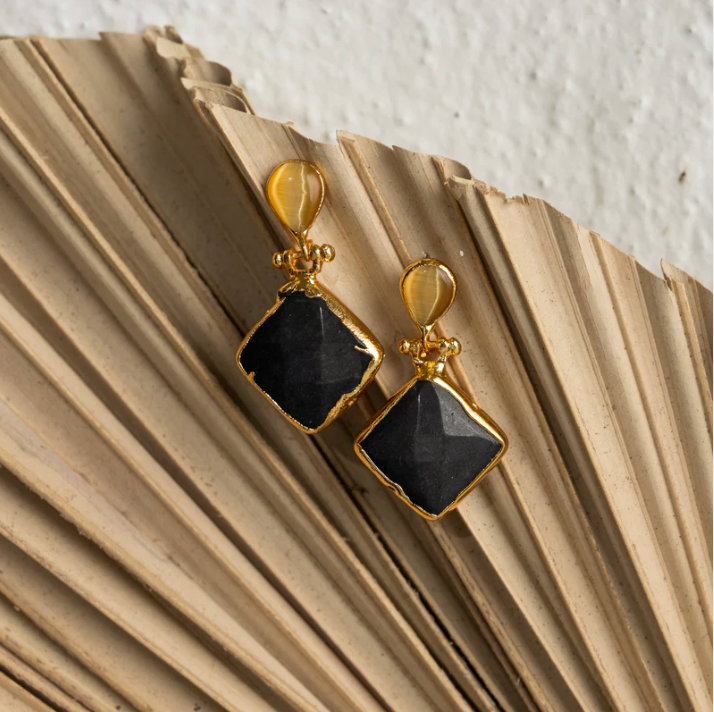 Ahu Triple Drop Earring