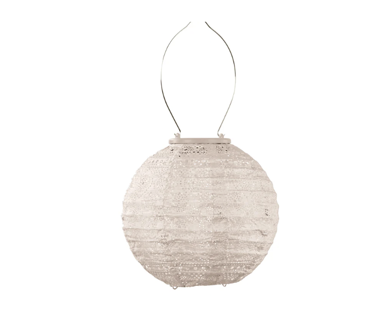 Lantern Round 20cm Soft Blush Spectare