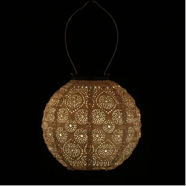 Lantern Round 20cm Soft Blush Spectare