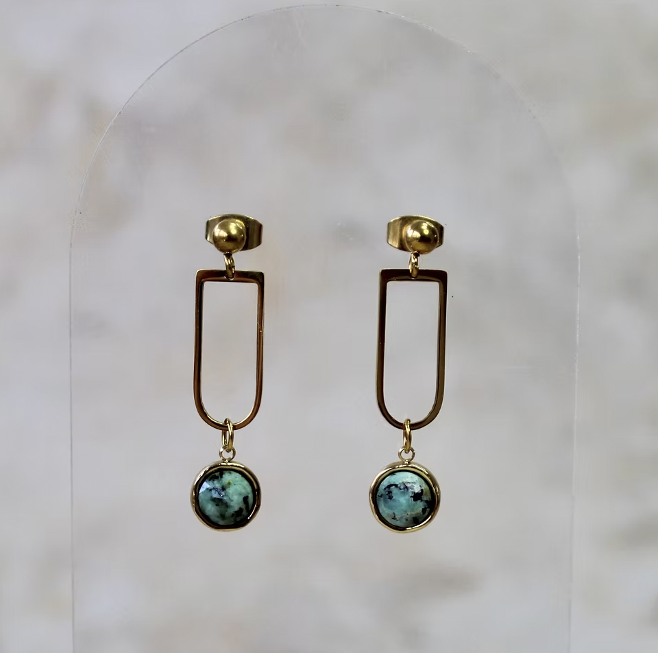 Mini Ball Studs Turquoise