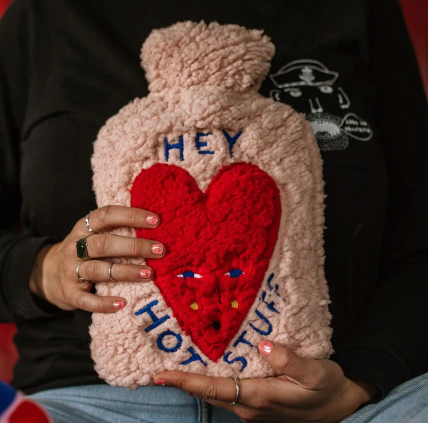 Hey Hot Stuff Hot Water Bottle