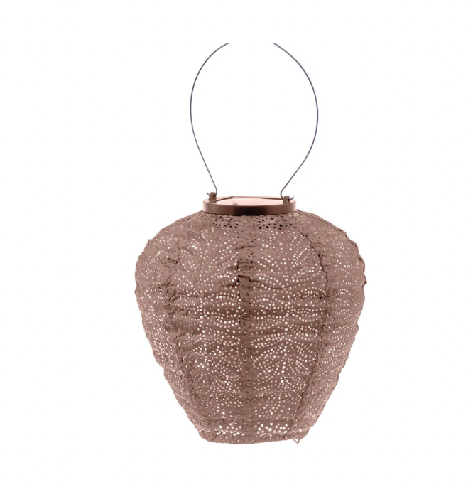 Lantern Balloon 20cm Mocha Folia