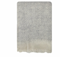 Bliss Mohair Blend Throw Classic Grey