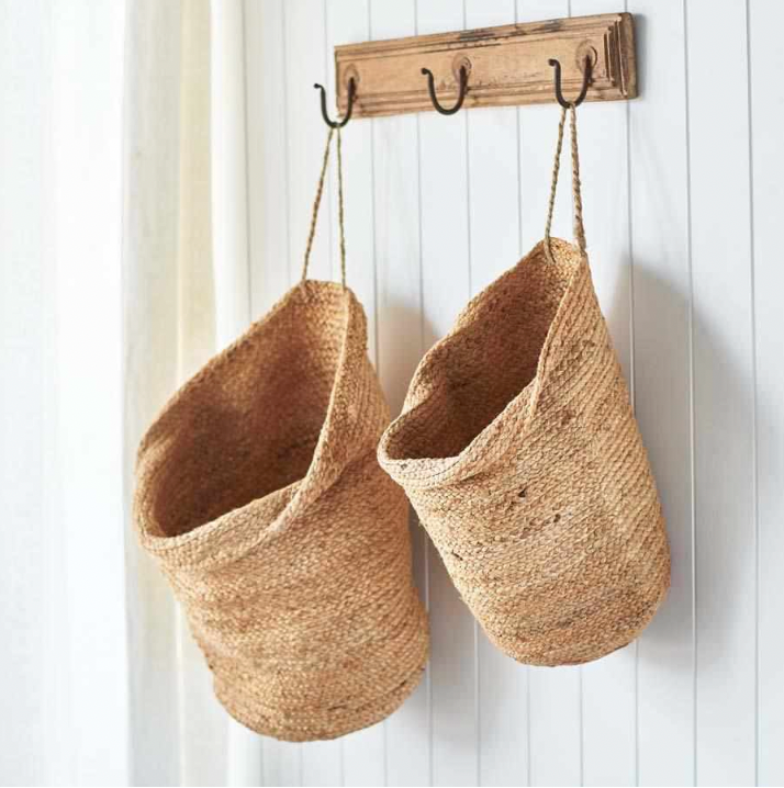 Handwoven Hanging Jute Sacks