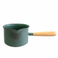 Enamel Gravy Pot Tarragon