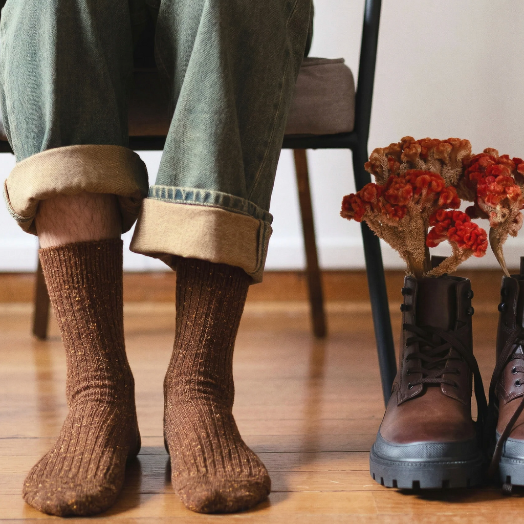 Silk Dust Star Socks