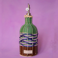Woven Oil Pourer Brown / Green
