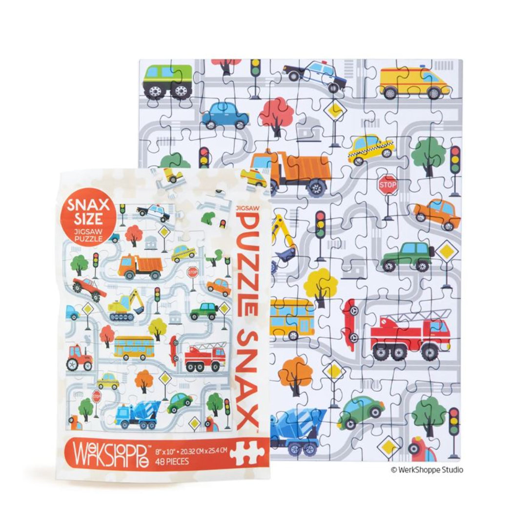 Trucks And Transportation Puzzle Snax