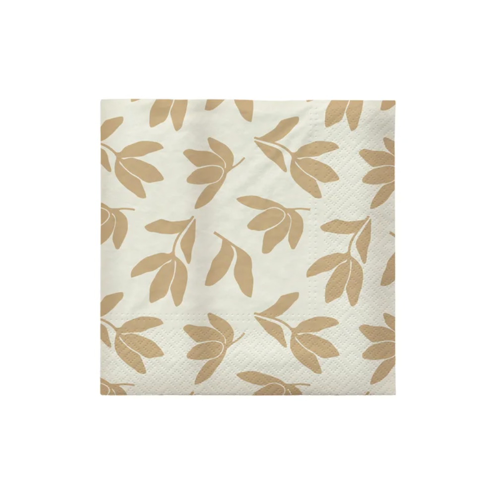 Paper Napkin Herbert Beige / Off White