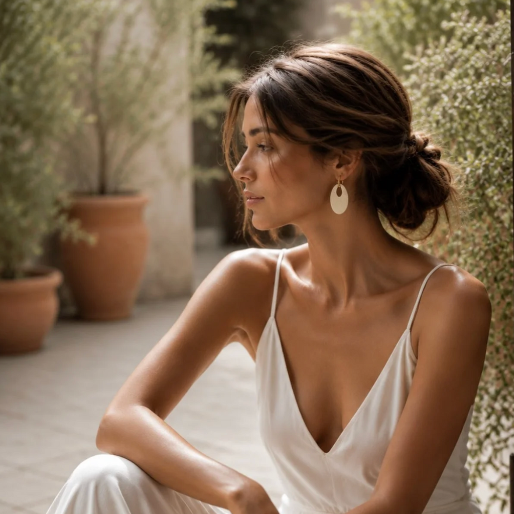 Terra d'Amore Oval Earring