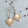 Delphi Blush Gem Earring
