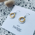 Flynn Simplified Double Earrings
