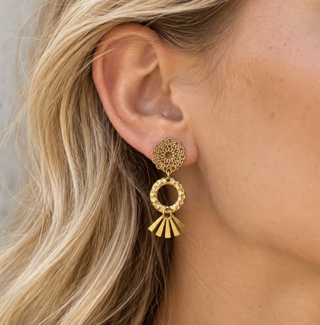 Ash Drop Earring