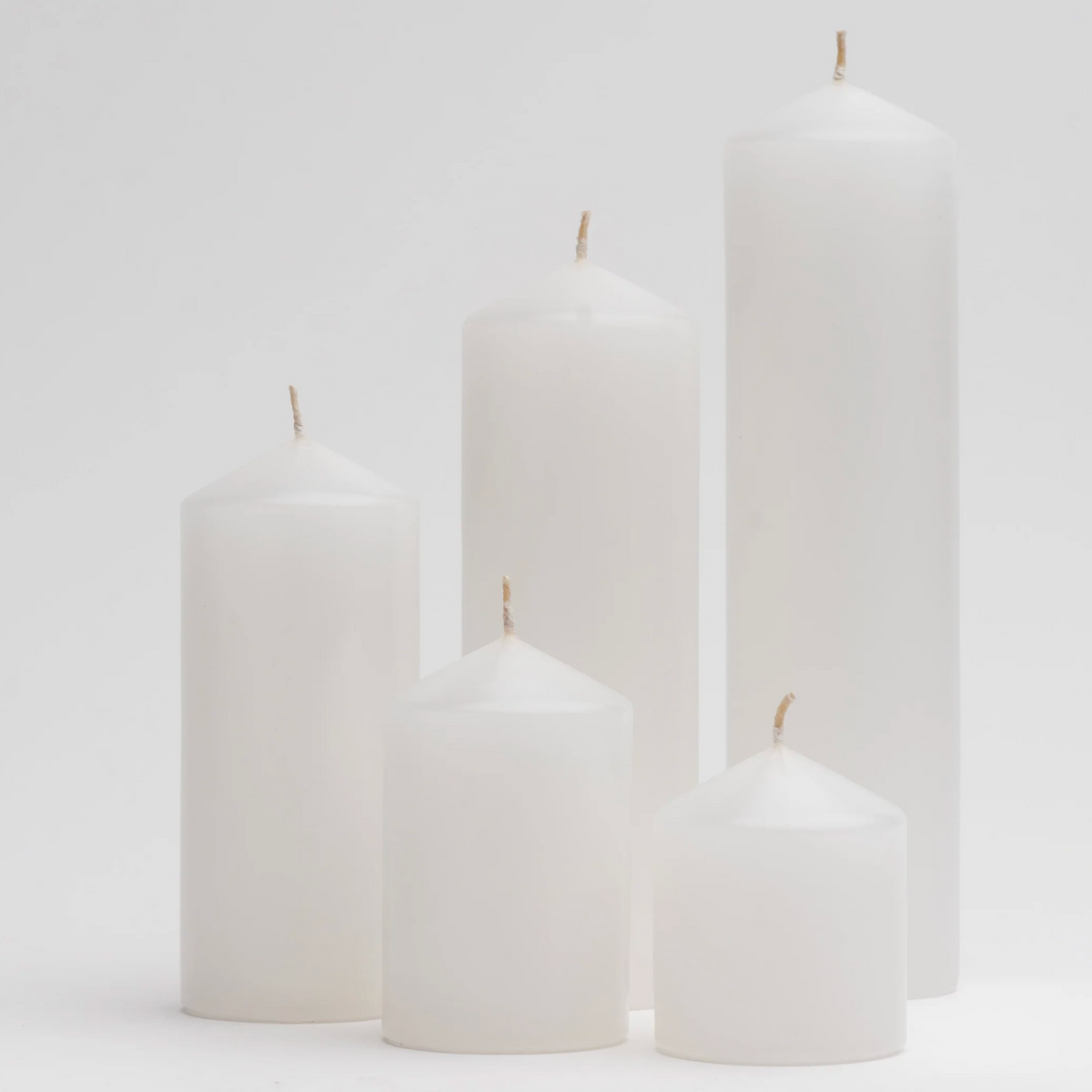 Pillar Candle White 65mm ø