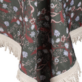 Fringed Tablecloth Whimsy Floral