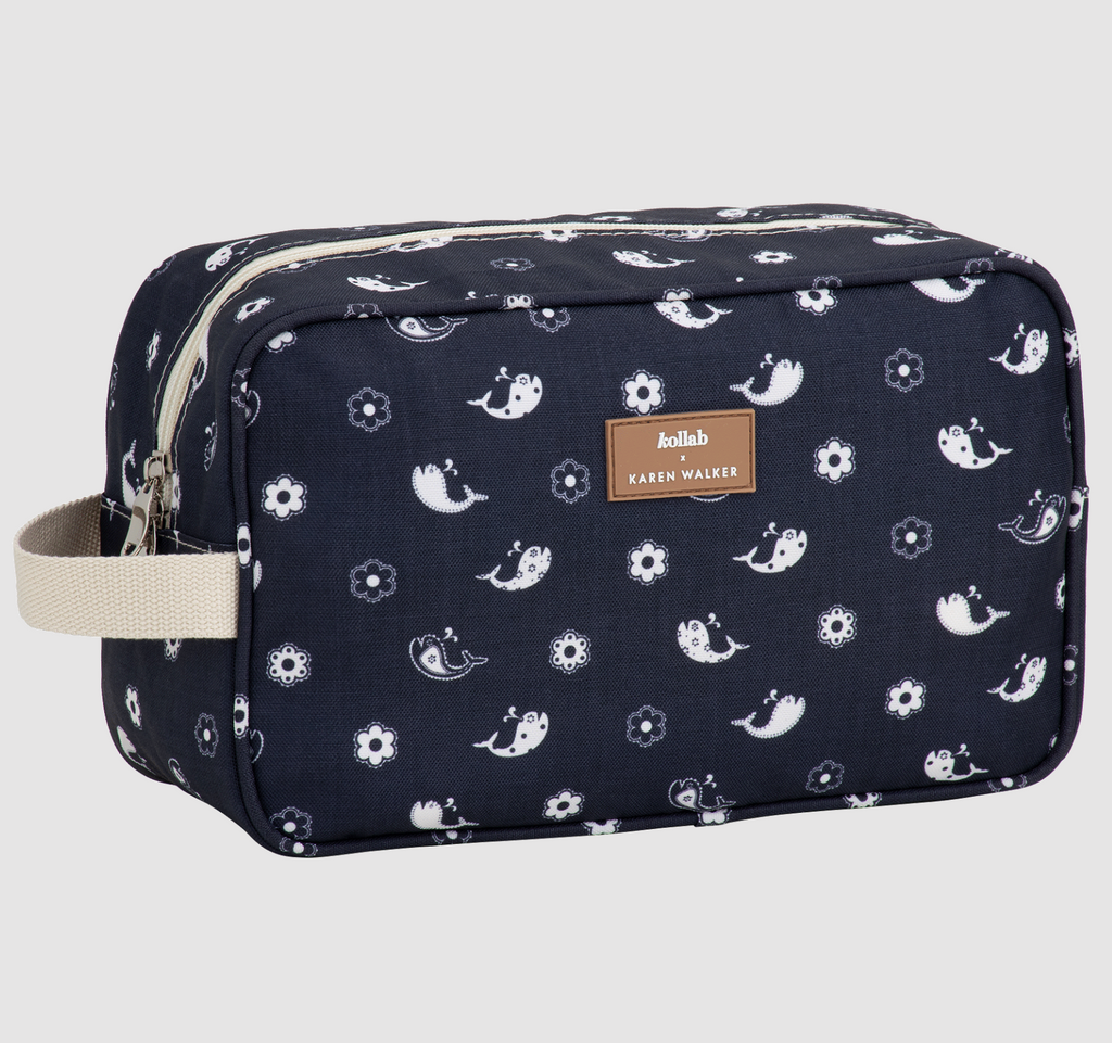 Travel Bag Floral Whale