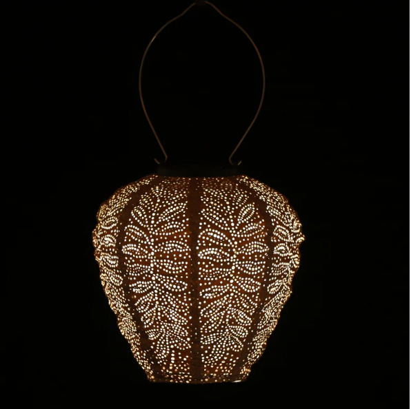 Lantern Balloon 20cm Mocha Folia