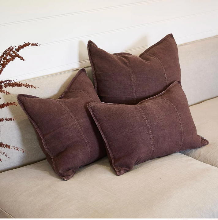 Luca Cushion Chocolate
