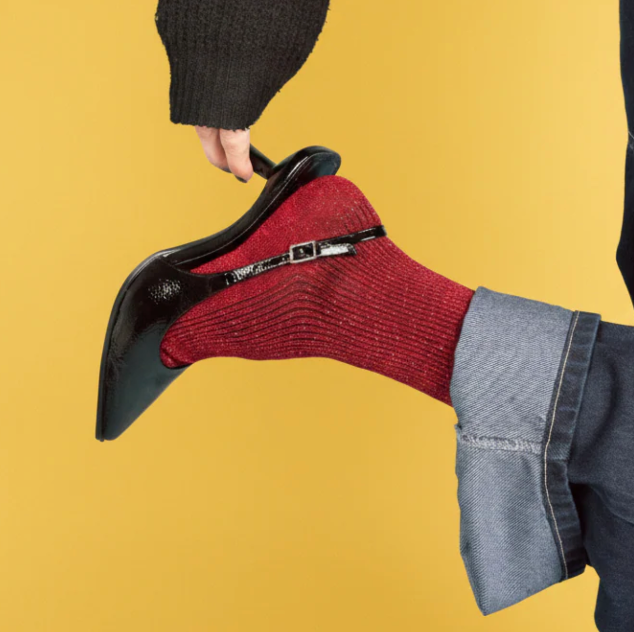 Lurex Glitter Socks