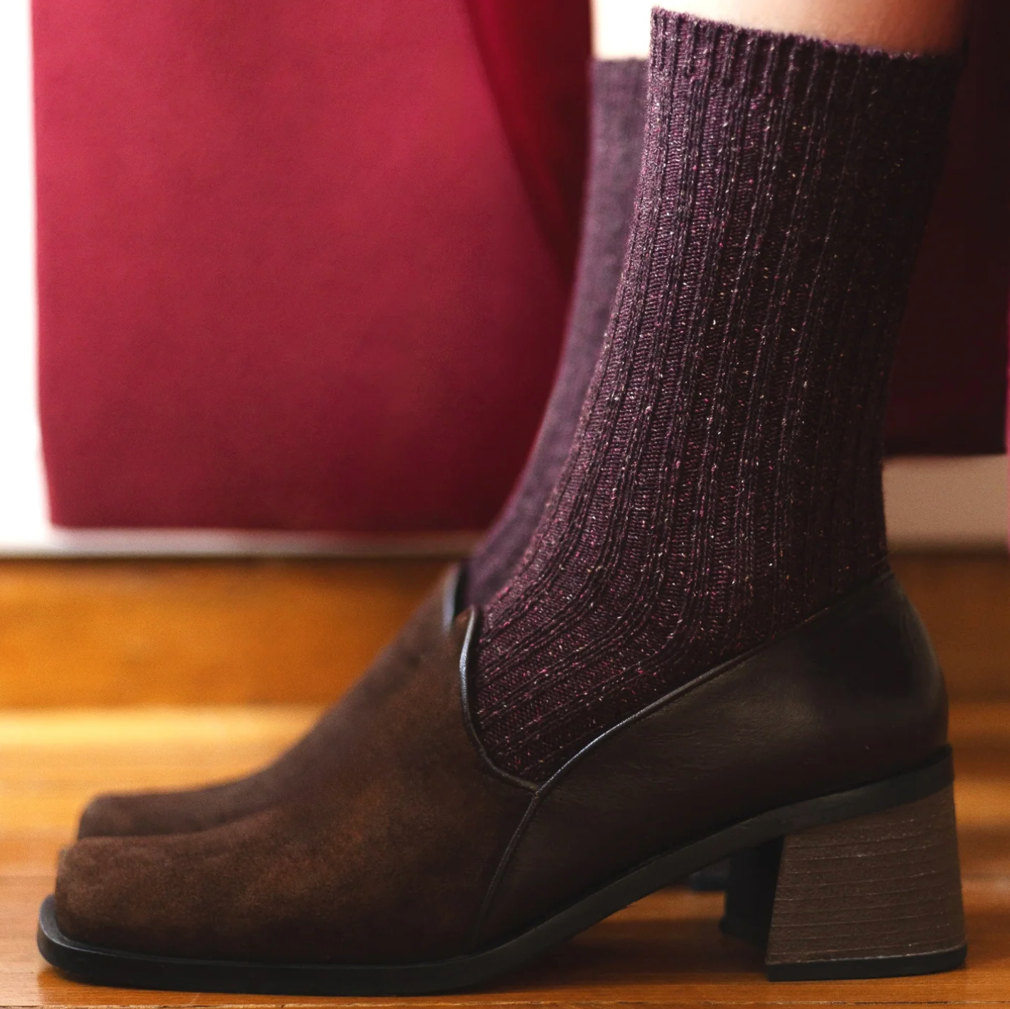 Silk Dust Star Socks