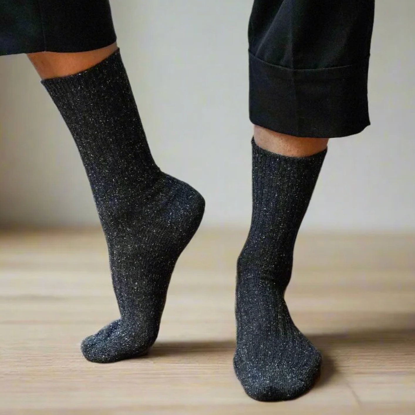 Silk Dust Star Socks