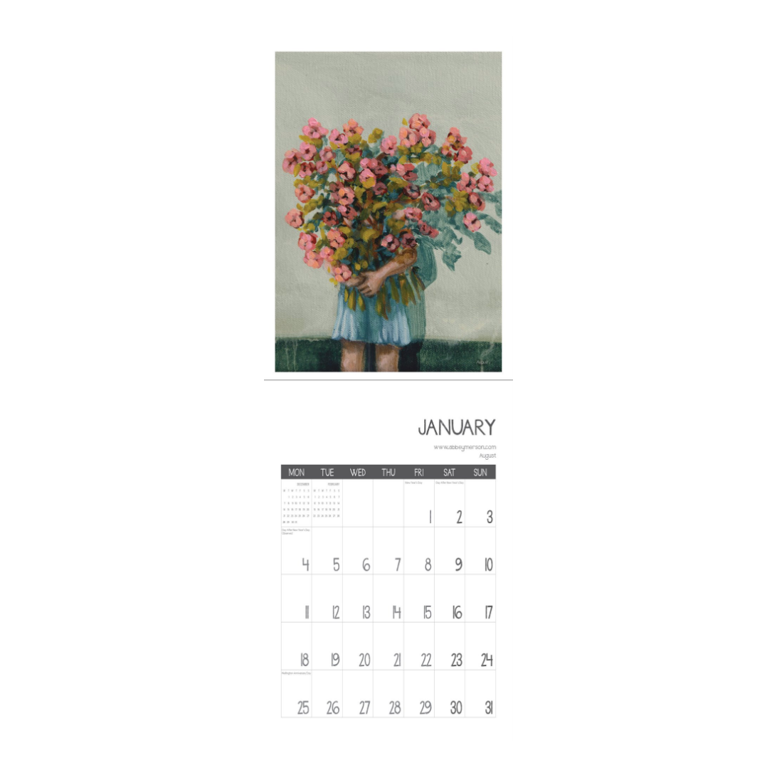 Abbey Merson Wall Calendar 2027