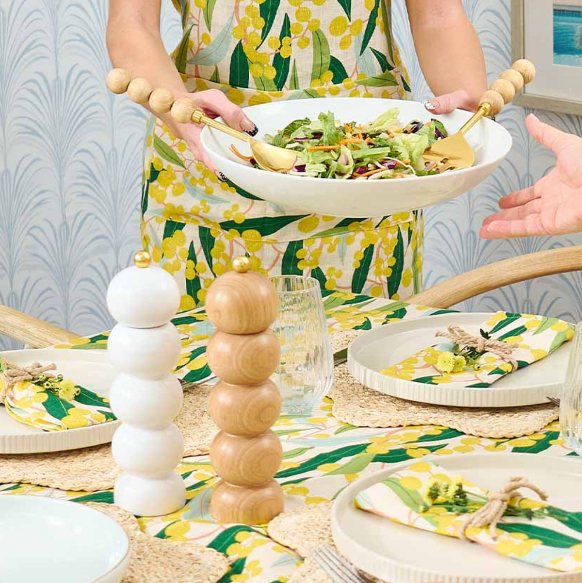 Orb Salad Server Set