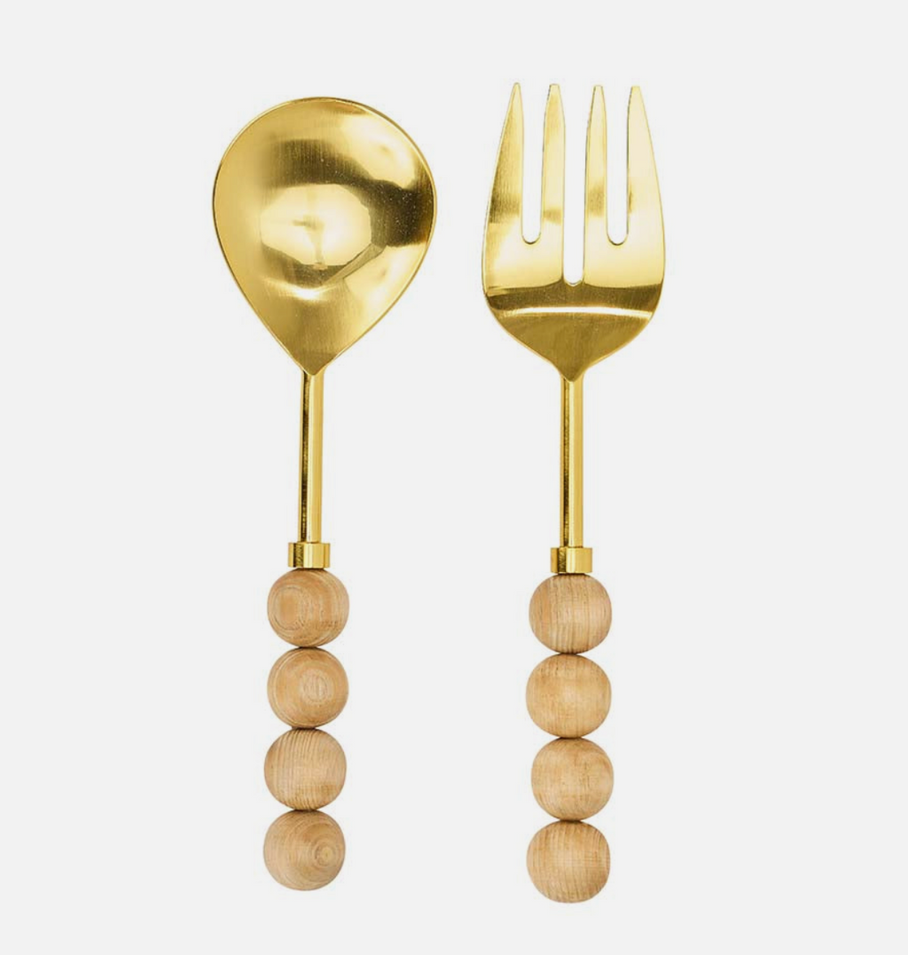Orb Salad Server Set