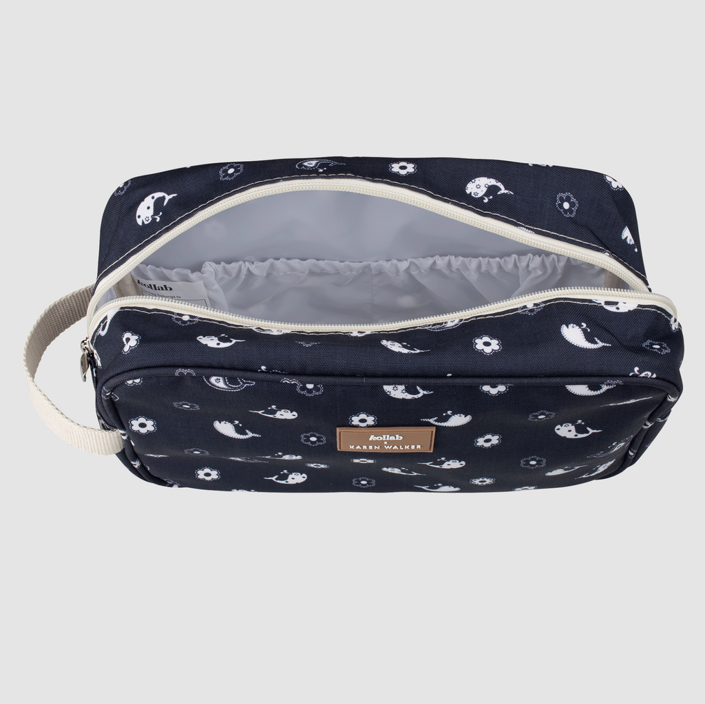 Travel Bag Floral Whale