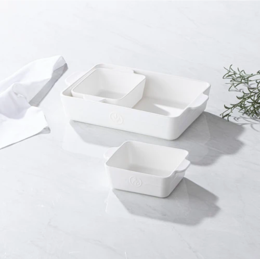 Essential White Baking Dish Sets