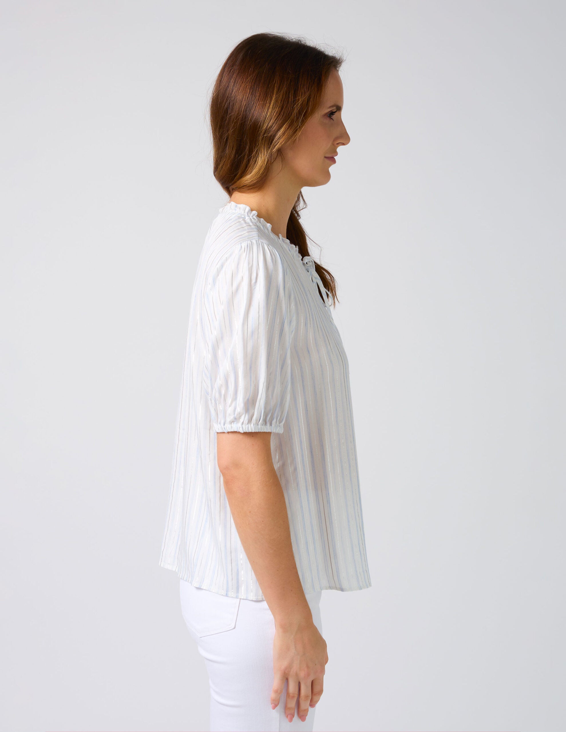 Arlo Blouse Santorini Stripe