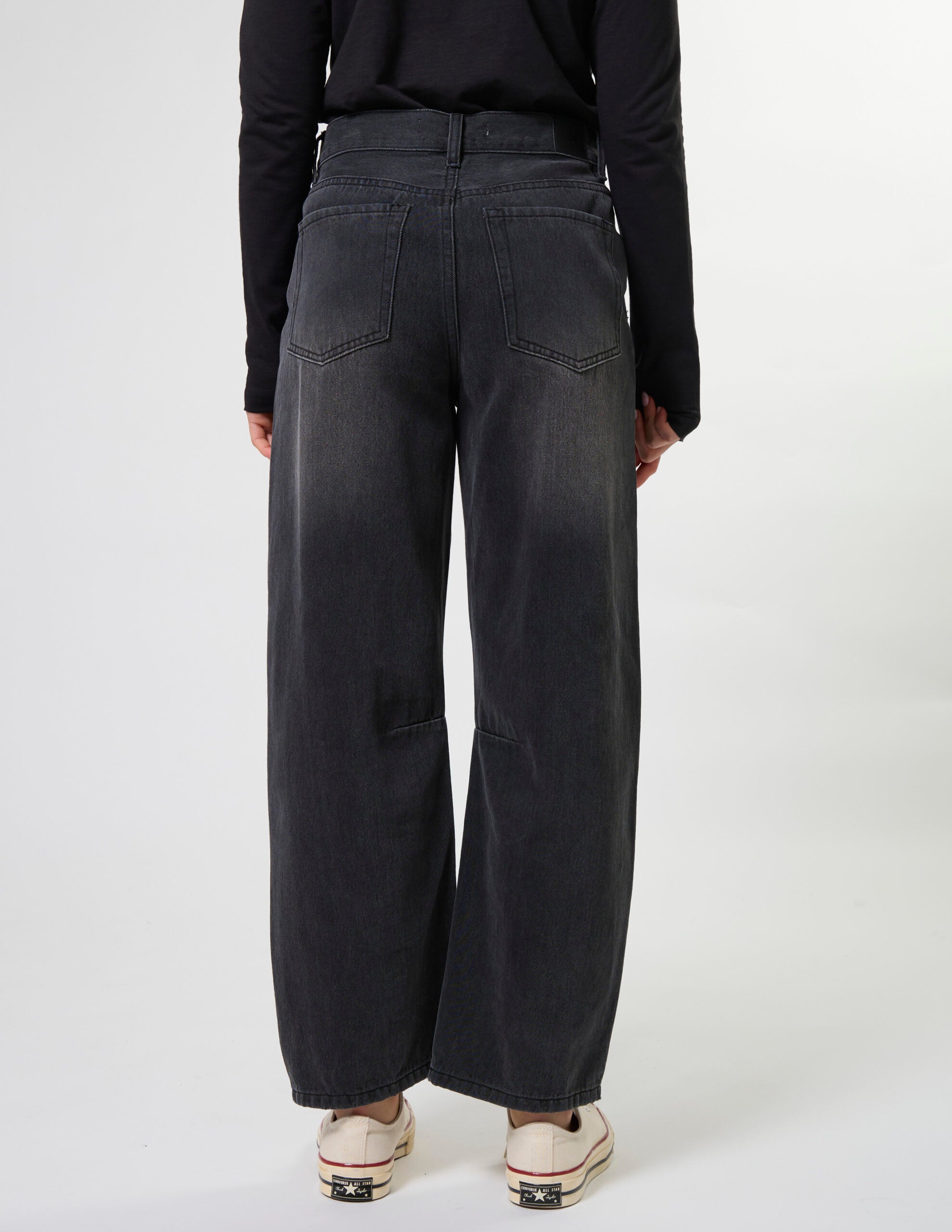 Carson Barrel Jean Slate Grey