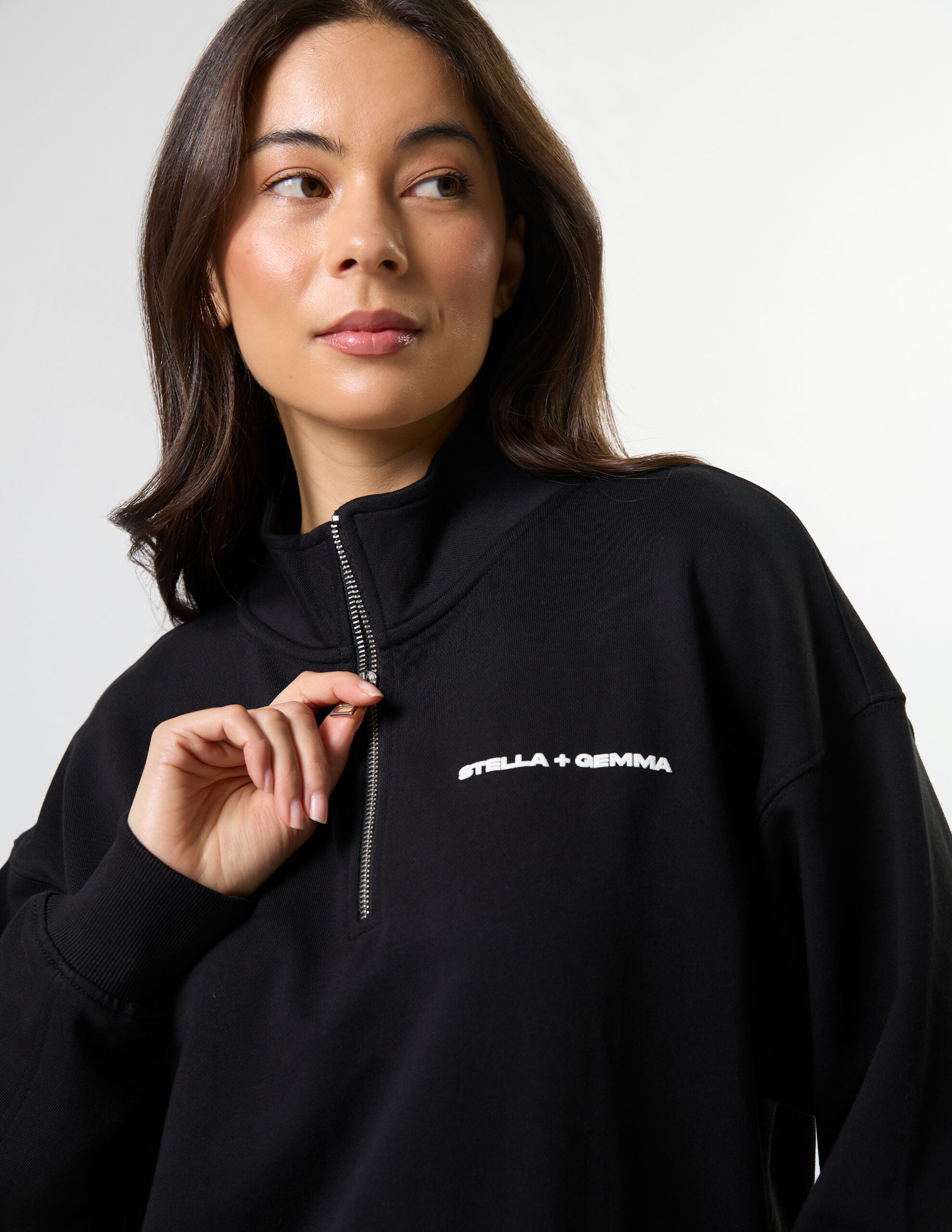Core 1/4 Zip Sweat Black