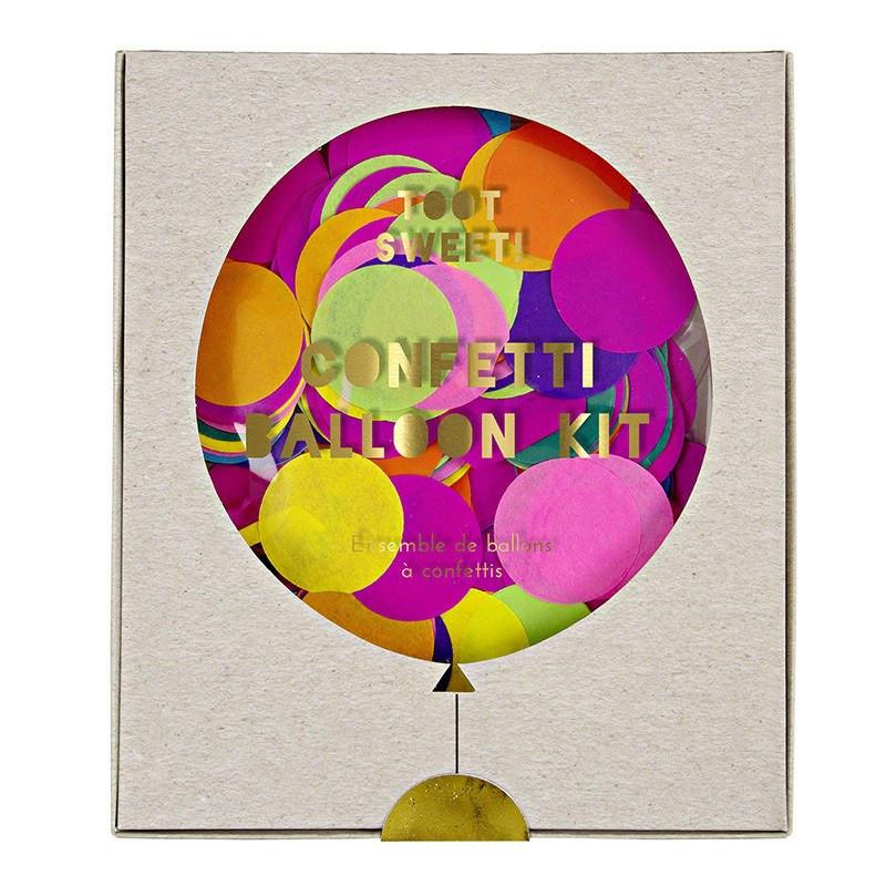Bright Confetti Balloon Kit